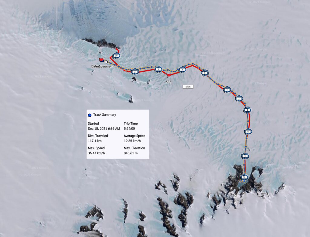Astrobiologist Dale Andersen Antarctic Status Report 22 December 2021: Return To Novo Station