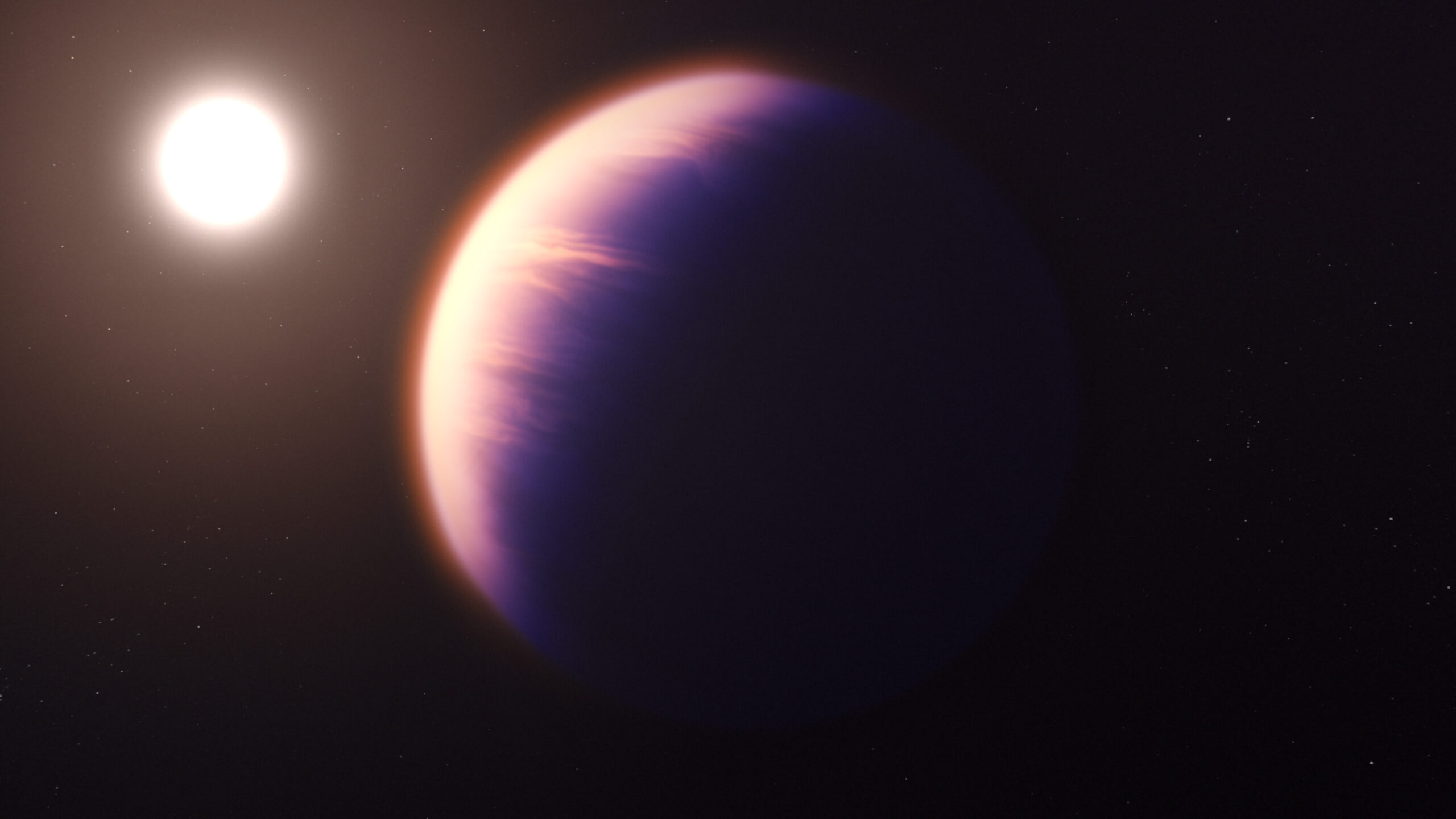 Kooldioxide werd waargenomen in de atmosfeer van exoplaneten WASP-39 b door de James Webb Space Telescope