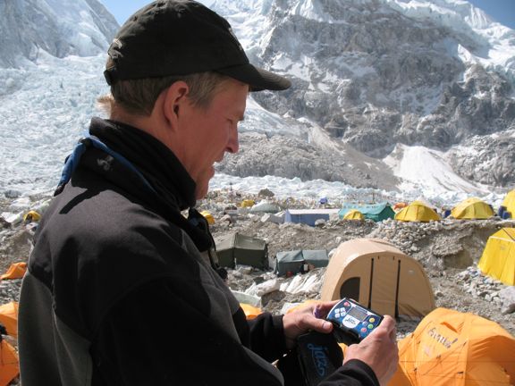 Using a Tricorder on Mount Everest