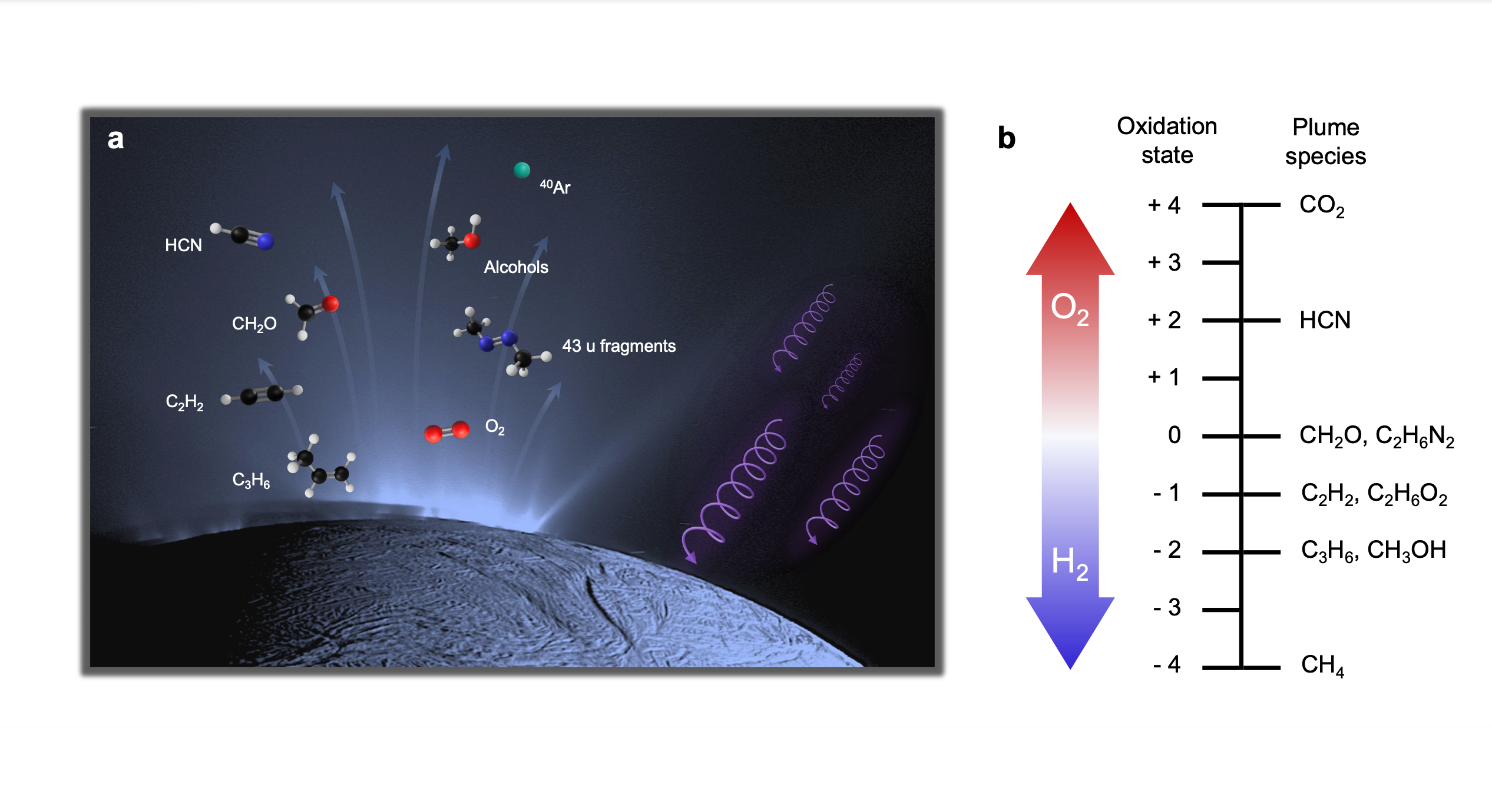 Detection Of HCN And Diverse Redox Chemistry In The Plume Of Enceladus