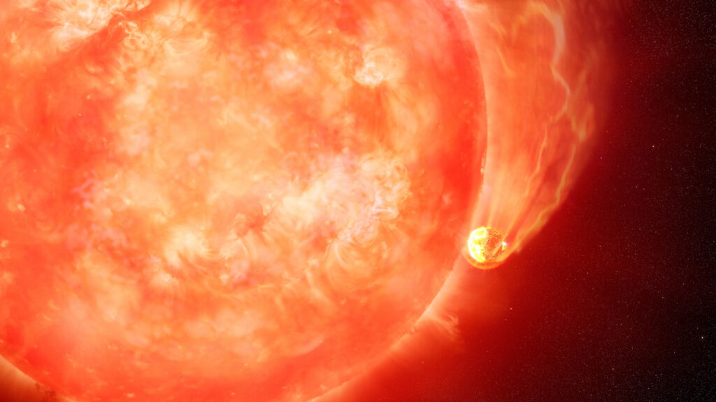 Watching A Star Devour A Planet: The Ultimate Fate Of Earth?