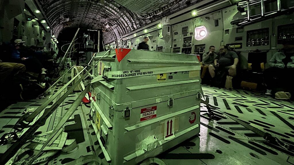 OSIRIS-REx Sample Return Capsule Arrives At Johnson Space Center