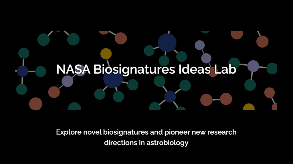 NASA Biosignatures IDEAS Lab: Sign-up Today