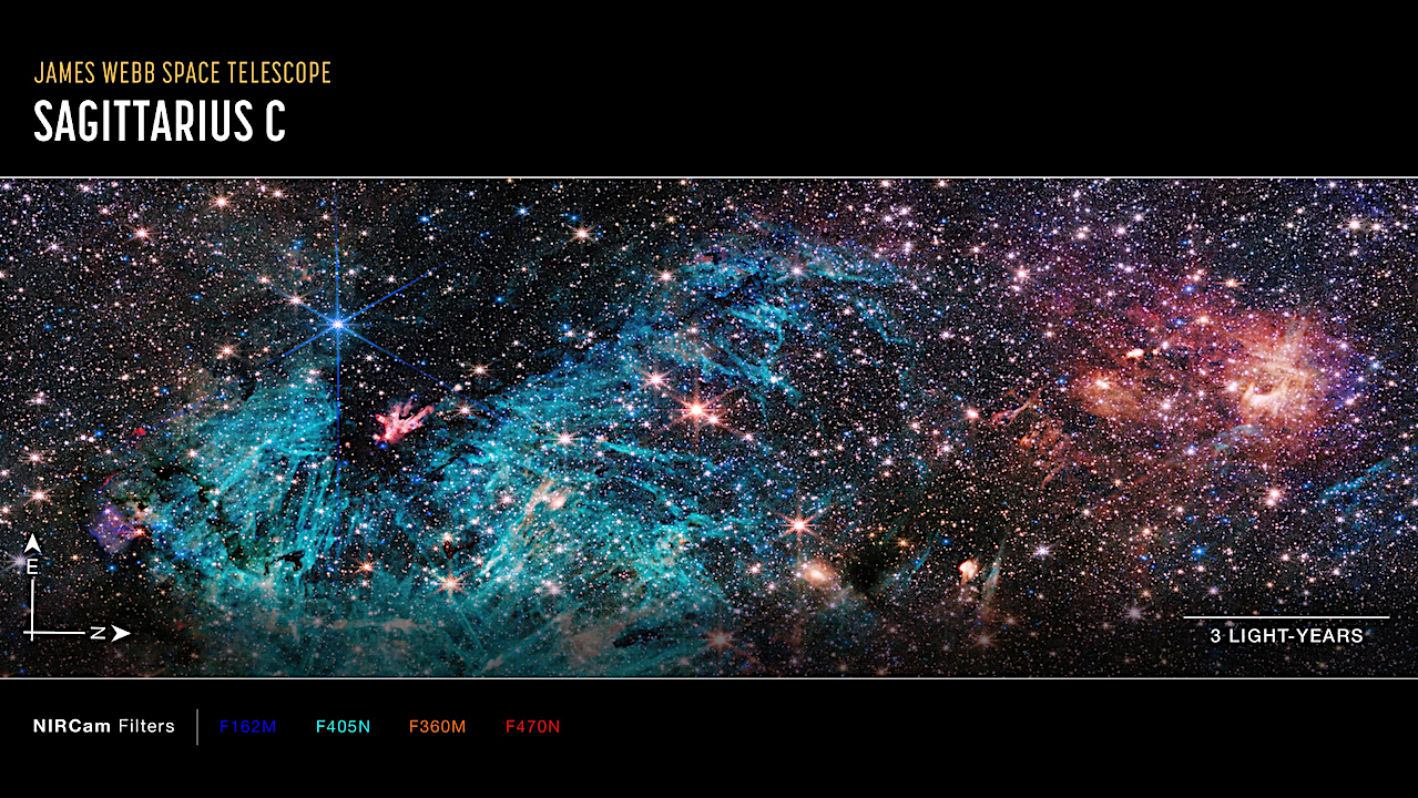 은하 중심의 웹 보기.  별 500,000개 이상.  생명을 품고 있는 세계는 몇 개나 있습니까?
