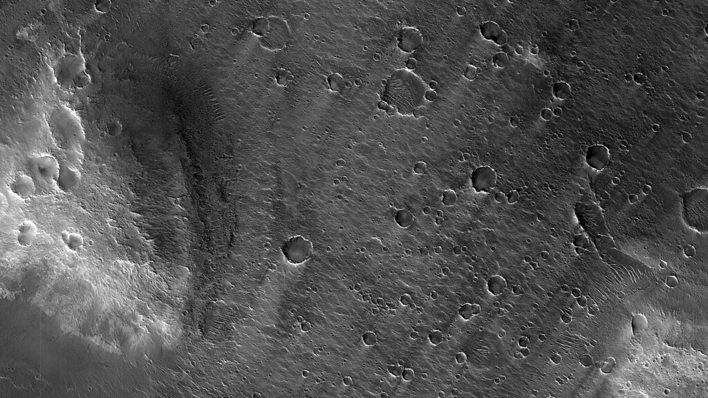 A Clay-Rich Mound In An Eroded Plateau On Mars