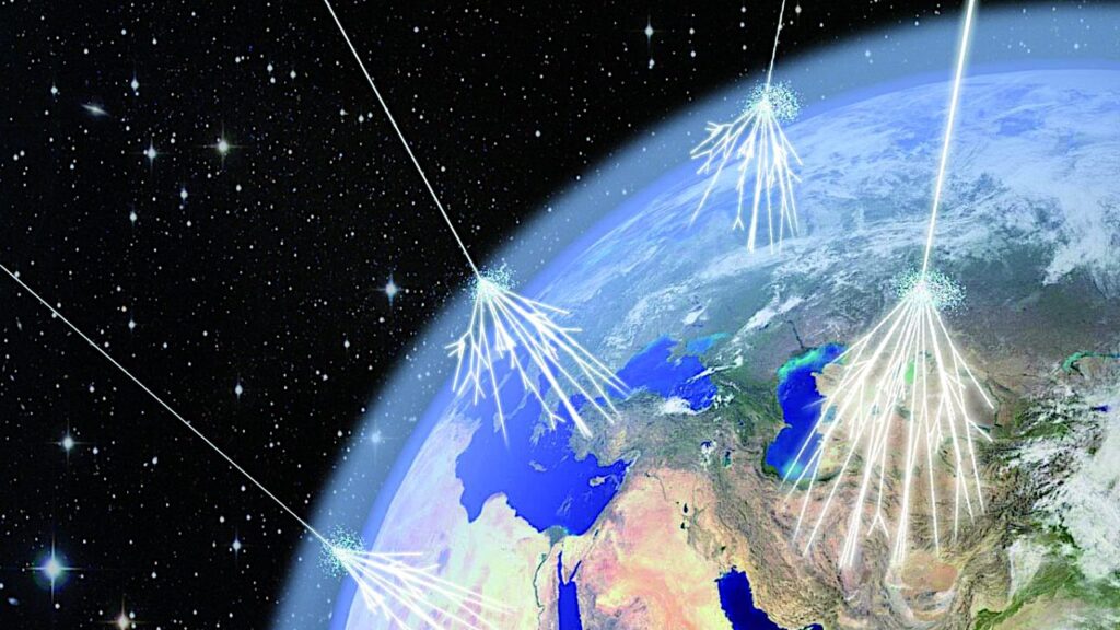 Cosmic Rays Streamed Through Earth’s Atmosphere 41,000 Years Ago