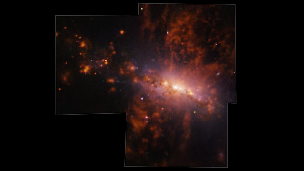 Galaxy NGC 4383 Explosions Release Various Elements Into Interstellar Space