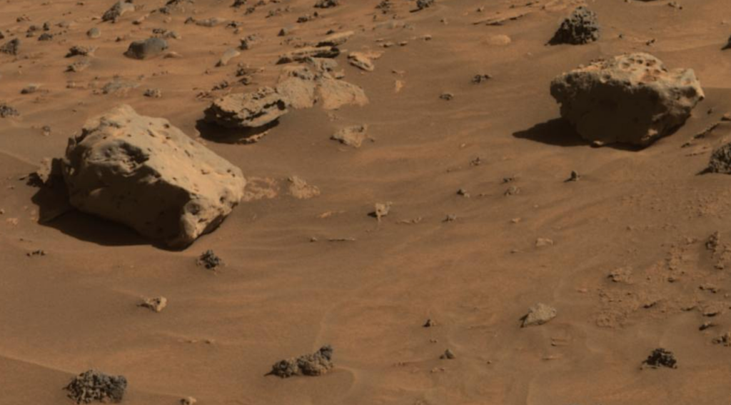 Possible Meteorites in the Martian Hills