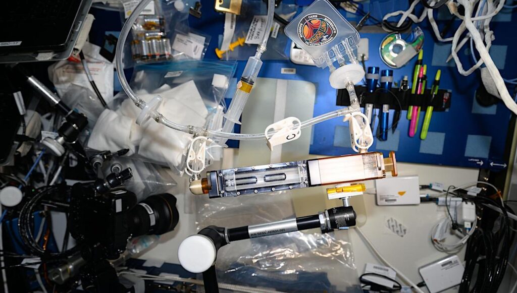 Offworld Biomedical Research Laboratory Hardware Used In Microgravity