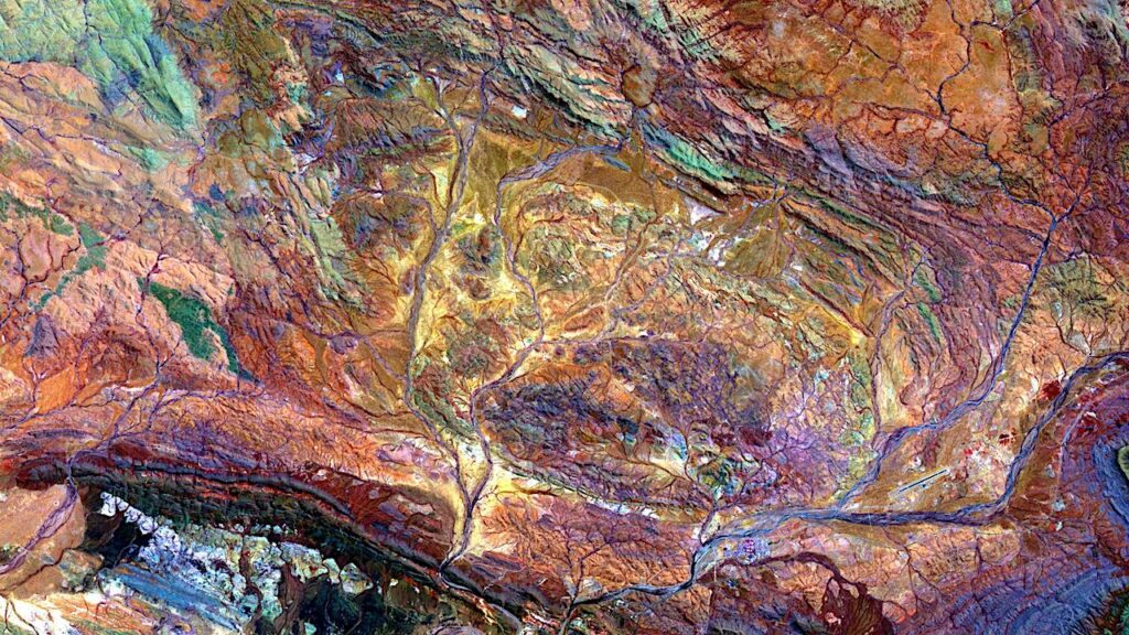 Orbital View Of Pilbara, Australia Where Some Of Earth’s Oldest Fossils Can Be Found