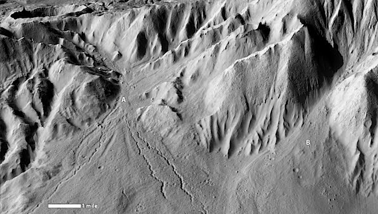 Glaciers tell the story of ancient Mars