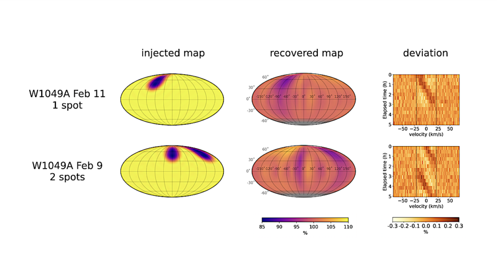 Global Weather Map Reveals Persistent Top-of-atmosphere Features On The Nearest Brown Dwarfs