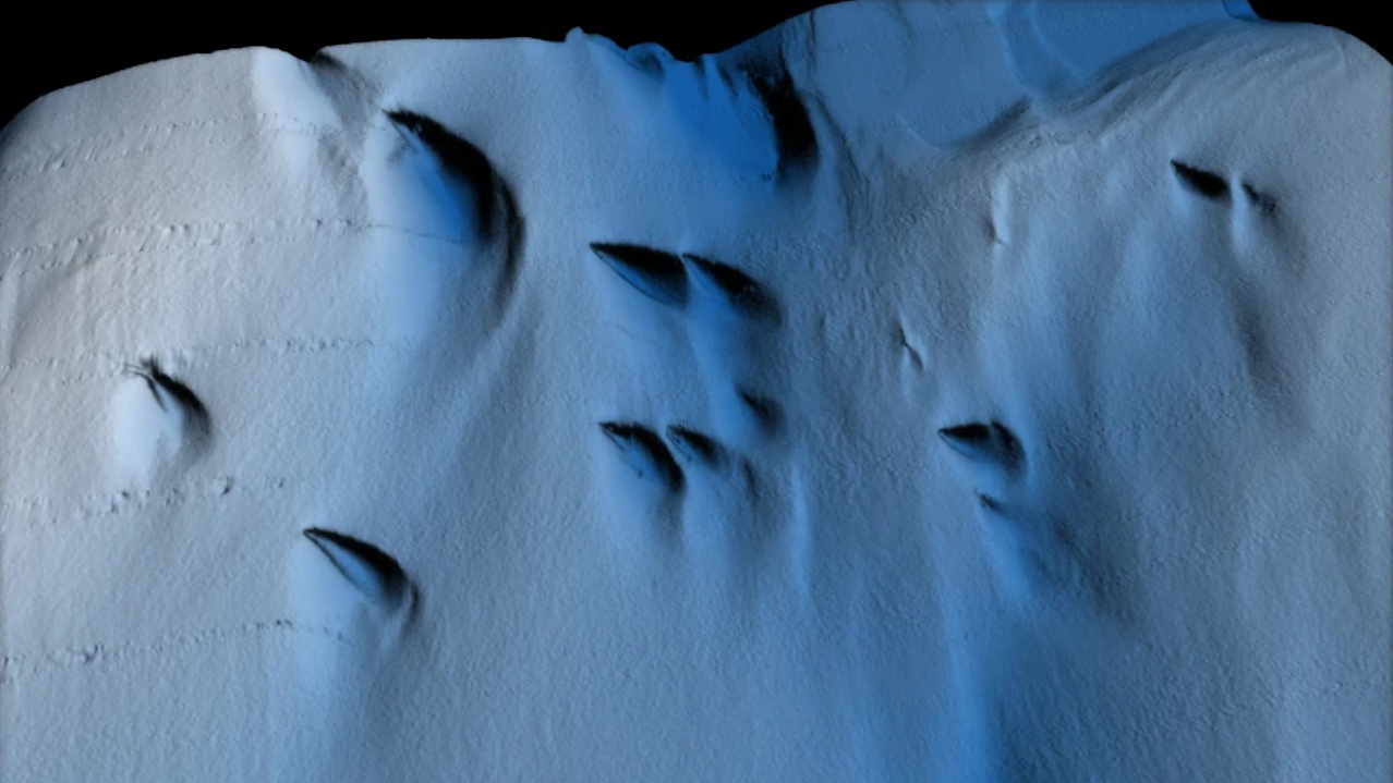 Ice Planet Update: Mysterious Patterns Revealed Under An Antarctic Ice Shelf