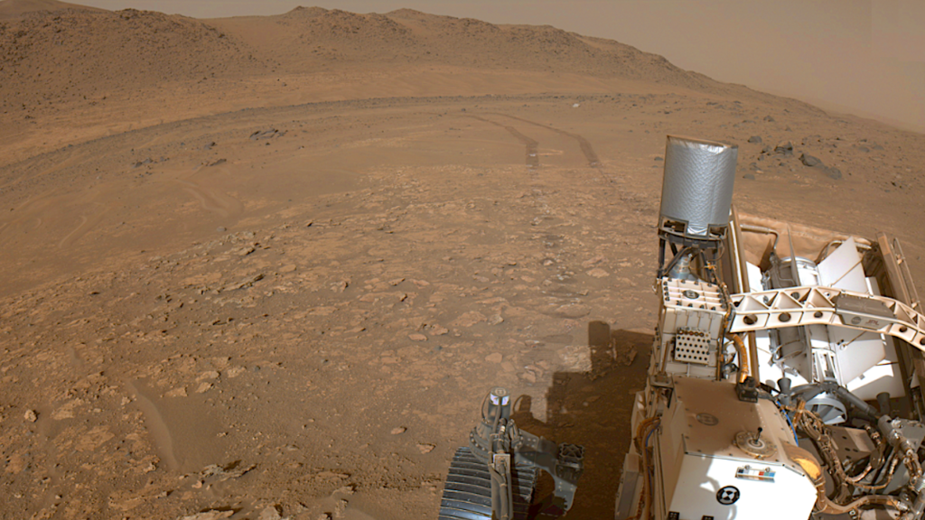 Perseverance Astrobiology Rover Begins The Long Climb Up The Rim Of Jezero Crater