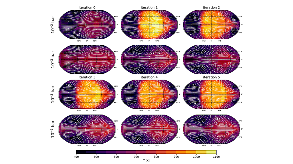 A Combined 3D Model Applied To Cloudy Warm Saturn Type Exoplanets Around M-dwarfs