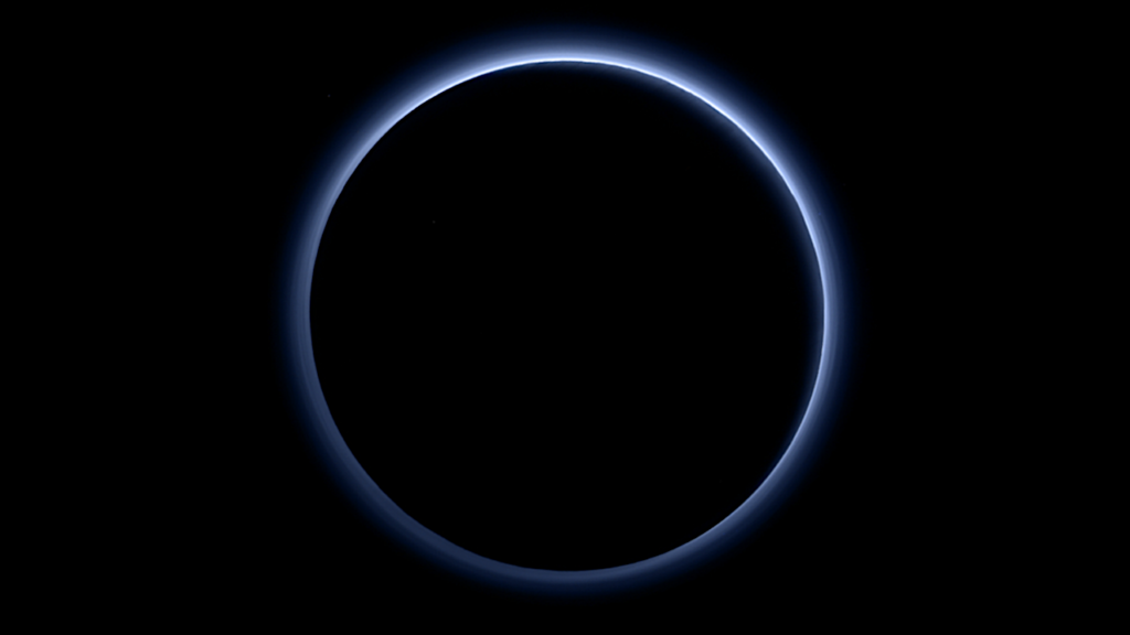 Atmospheres of Solar System Moons and Pluto