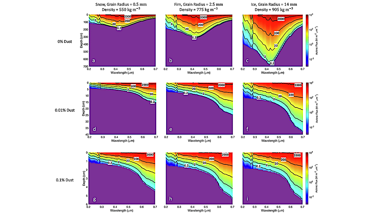 Potential Microbial Habitats In Martian Ice