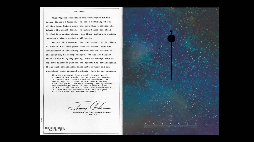 Centenarian Jimmy Carter’s Interstellar Message