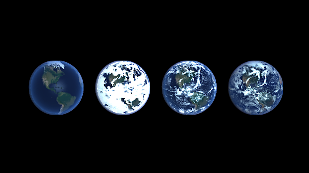 The Pale Blue Dot: Using the Planetary Spectrum Generator to Simulate Signals from Hyper Realistic Exo-Earths