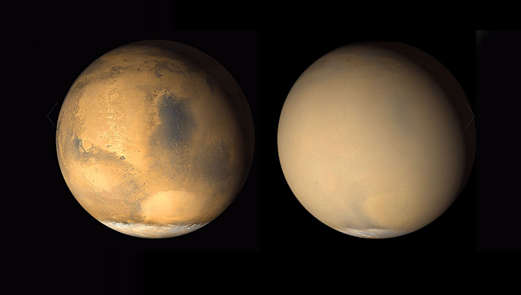 Mars Dust Storms Can Engulf The Entire Planet. A New Study Examines How