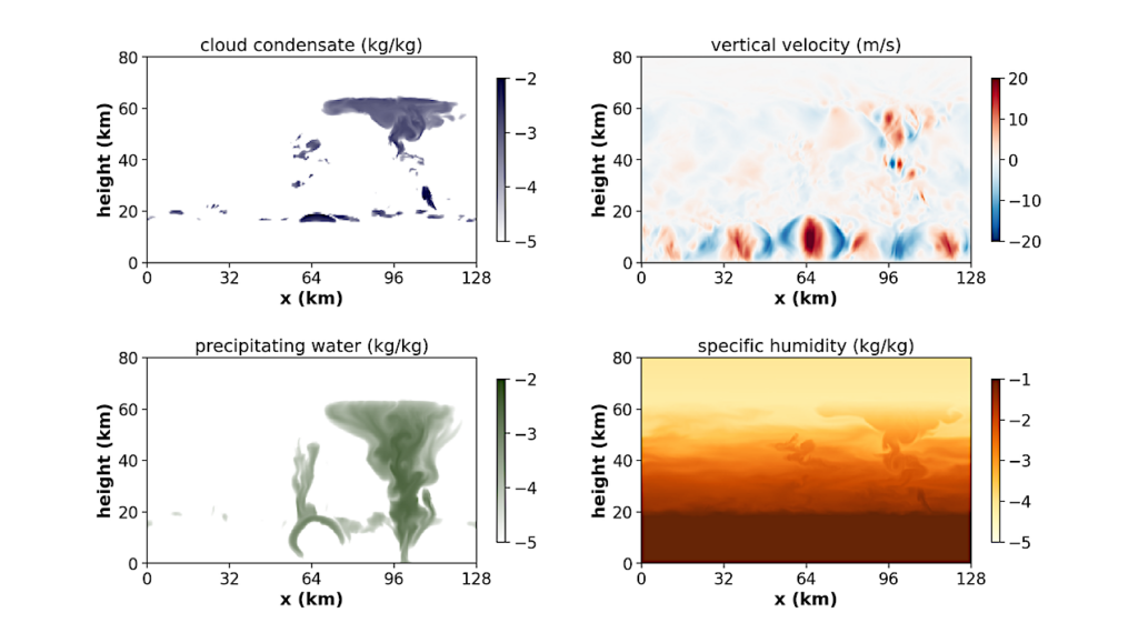 Resolved Convection In Hydrogen-rich Atmospheres