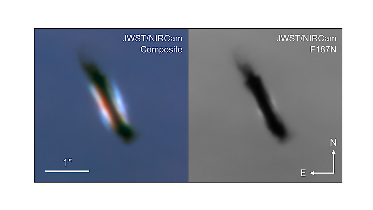 Water Ice in the Edge-On Orion Silhouette Disk 114–426 from JWST NIRCam Images