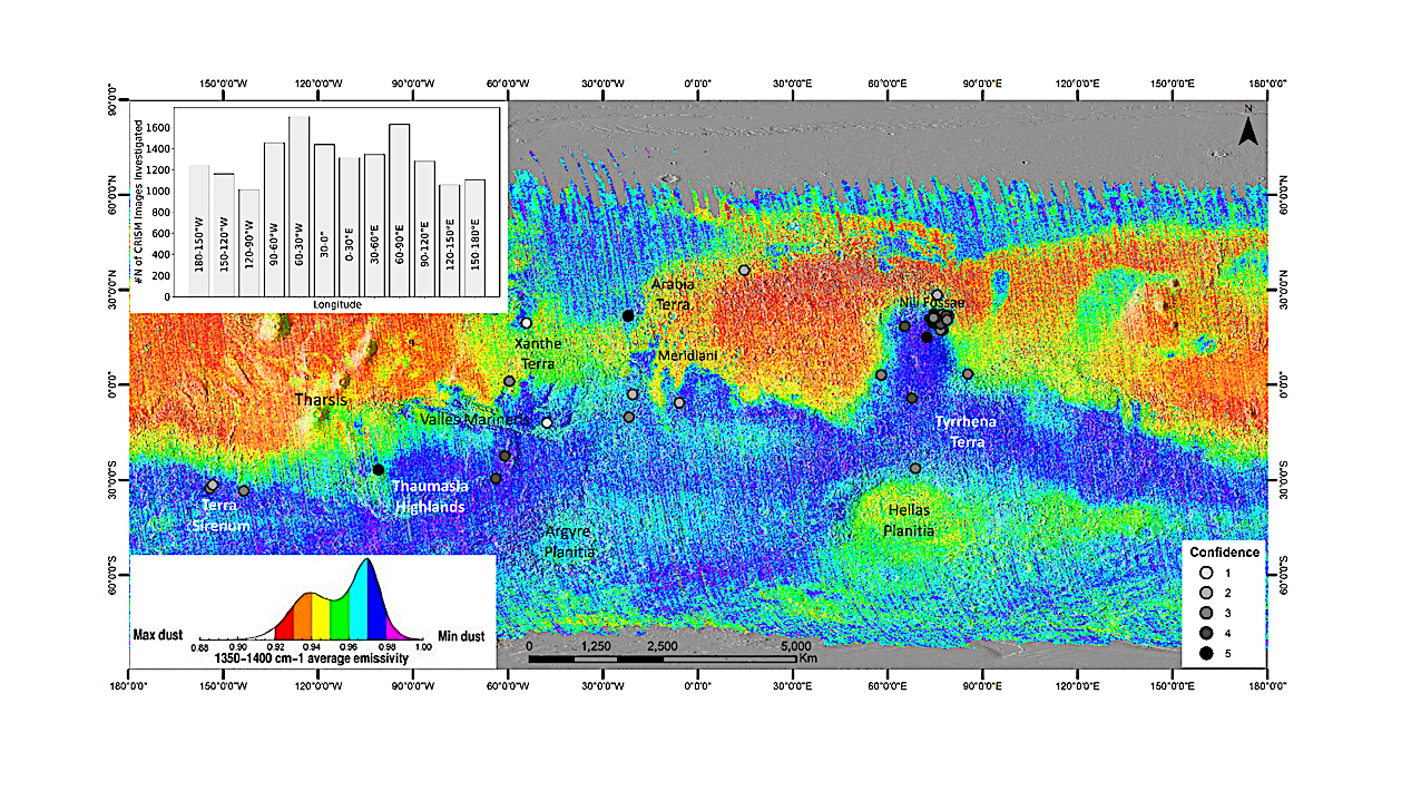 Global Distribution Of Serpentine On Mars