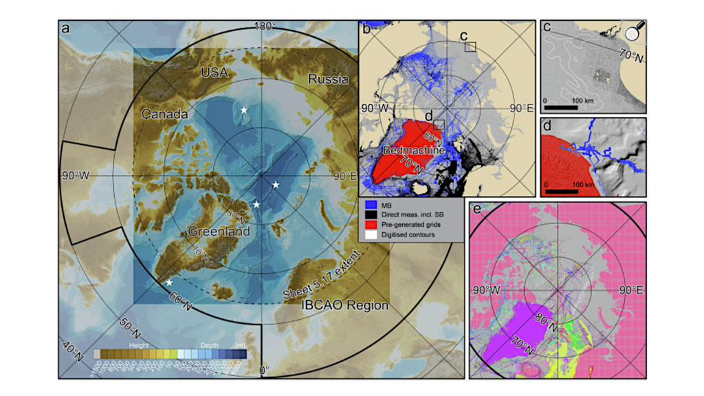 Ocean World Cartography: The International Bathymetric Chart of the Arctic Ocean Version 5.0