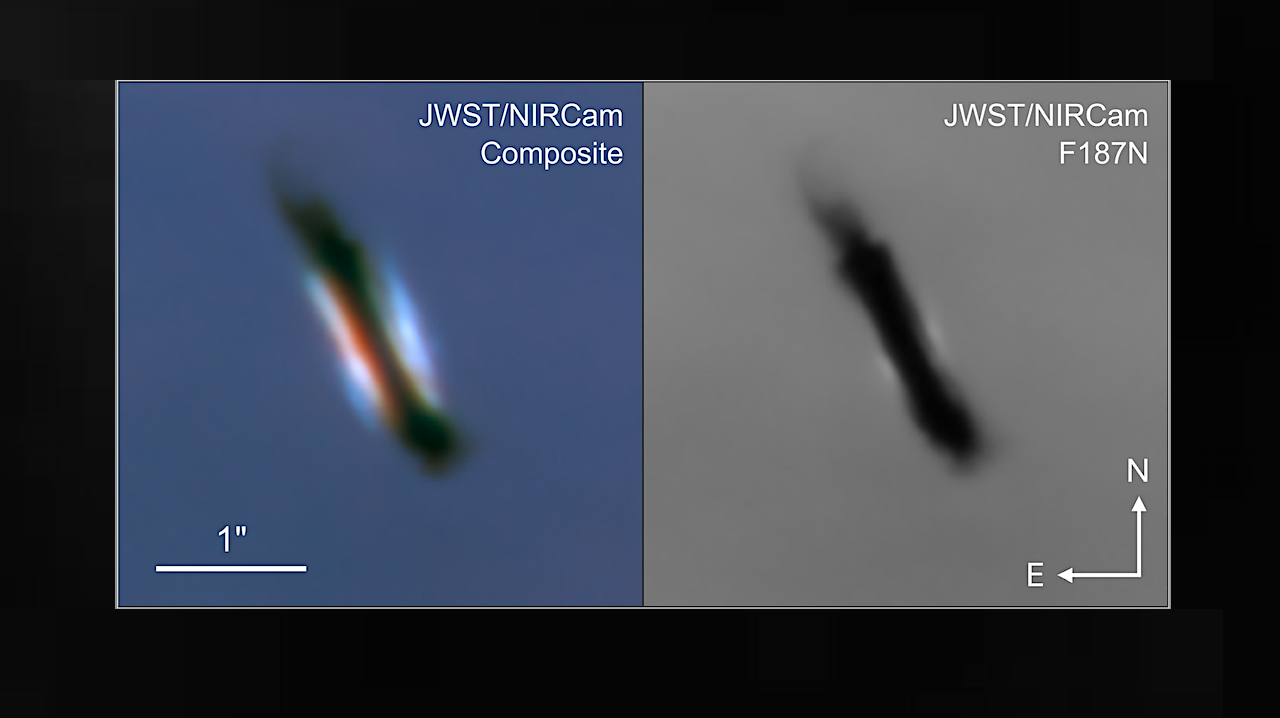 Water Ice in the Edge-on Orion Silhouette Disk 114–426 from JWST NIRCam Images