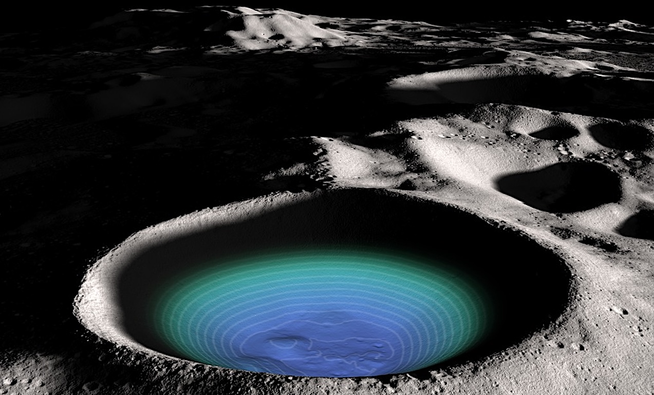A Microbial Survival Model For The permanently Shadowed Regions Of The Moon Shows Long-Term Survival of Terrestrial Microbe Forward Contamination