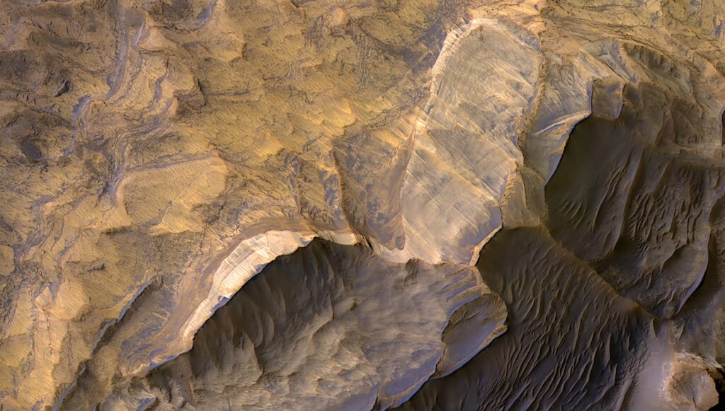 Martian Sandstone In West Candor Chasma