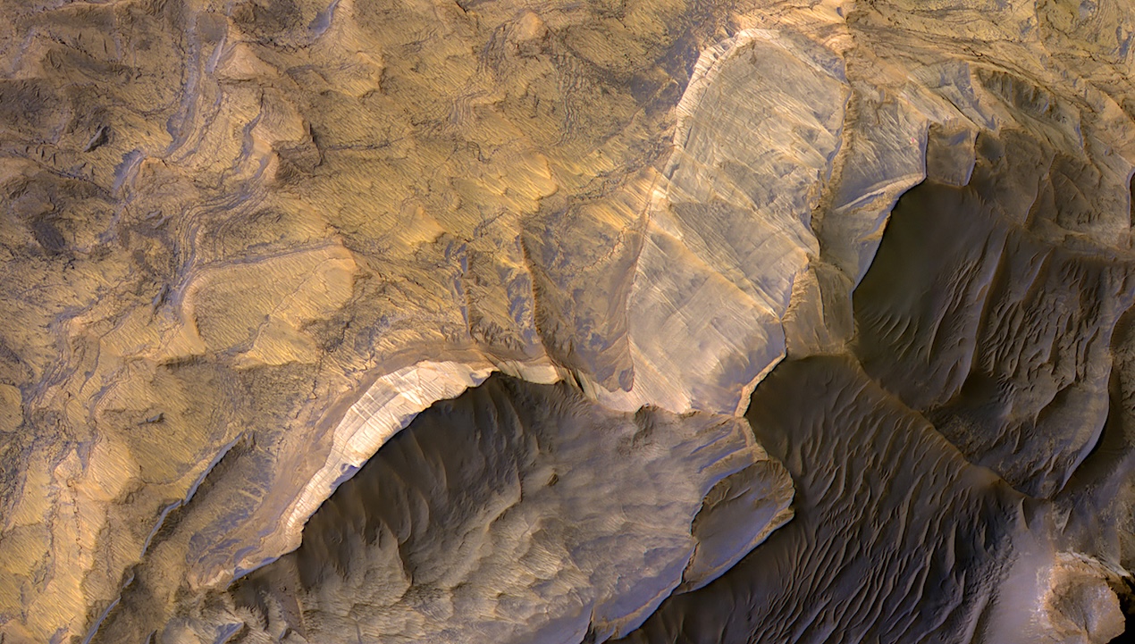 Martian Sandstone In West Candor Chasma