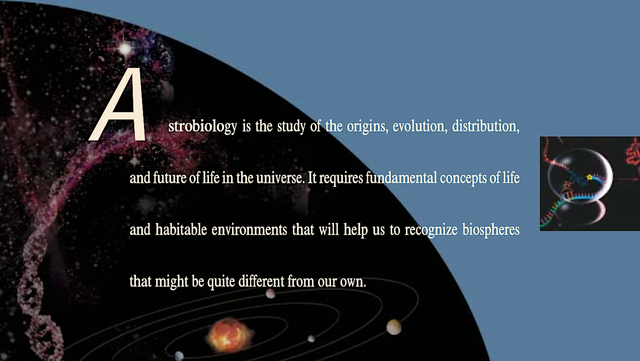 NASA Astrobiology 2003 Roadmap