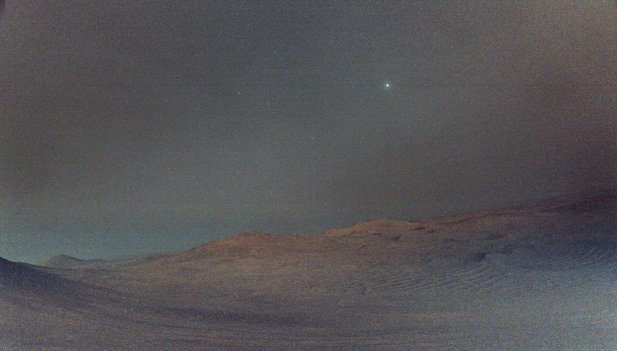 Perseverance Views Deimos Before Sunrise