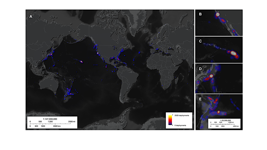 Water Planet Exploration: A Visual Coverage Estimate Of Earth’s Deep Seafloor