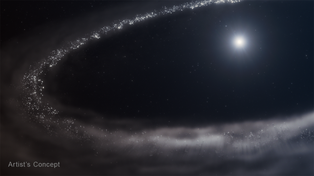 Webb Identifies Frozen Water in Young Star System HD 181327