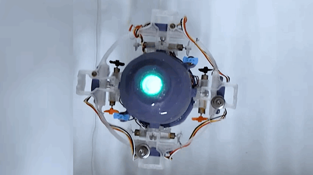Ocean Planet Exploration: Submersible Robot Surfs Water Currents