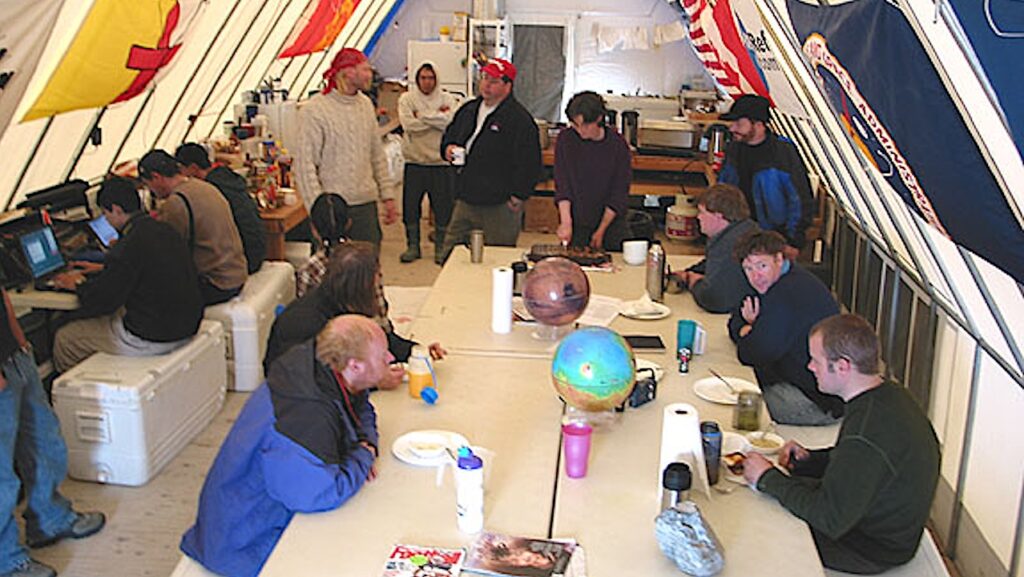 Keith Cowing’s Devon Island Journal – 26 July 2002: Cold feet, chocolate, and home cooking