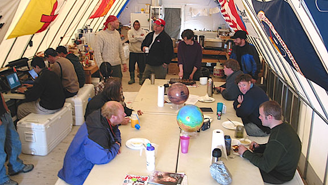 Keith Cowing’s Devon Island Journal – 26 July 2002: Cold feet, chocolate, and home cooking