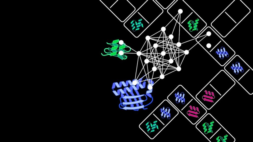 How An Artificial Protein Emerges From Fitting Together Individual Components