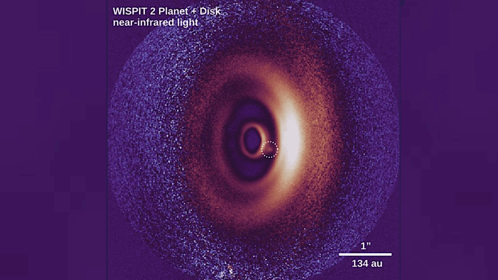 Unexpected Discovery Of A Planet Forming Around A Young Star