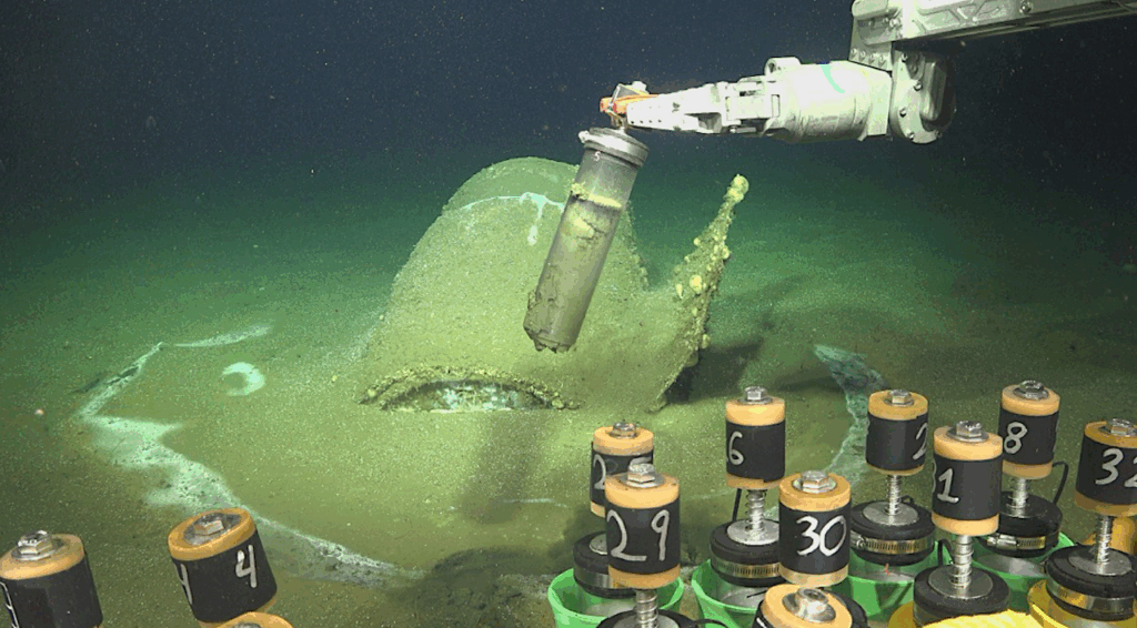 Extremophile Hotspots Linked To Containerized Industrial Waste Dumping In A Deep-sea Basin