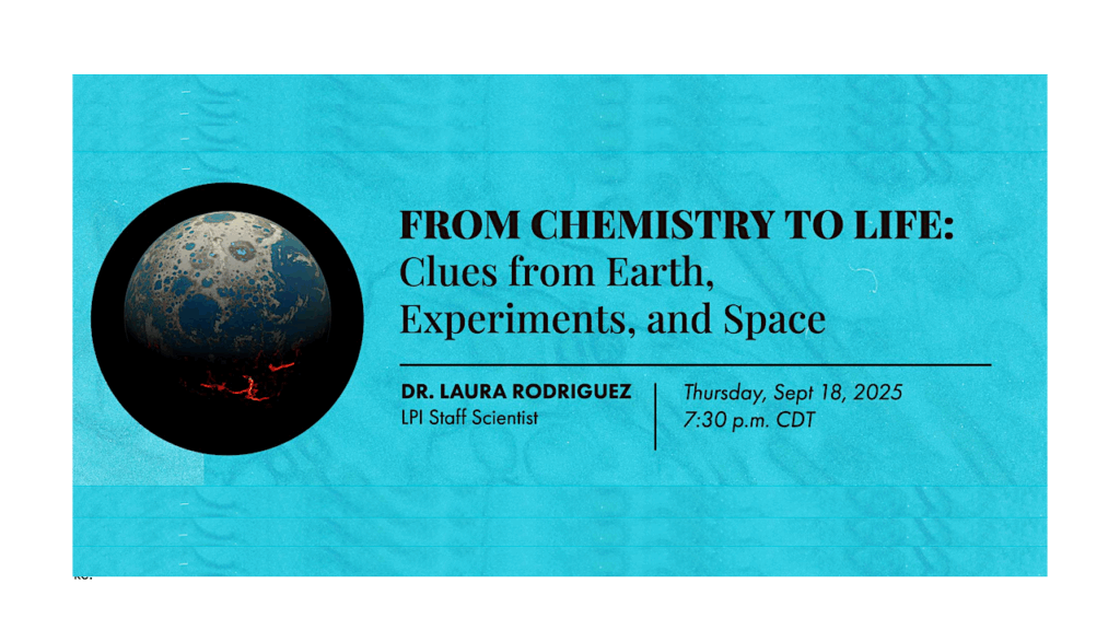 Lecture: From Chemistry to Life: Clues from Earth, Experiments, and Space