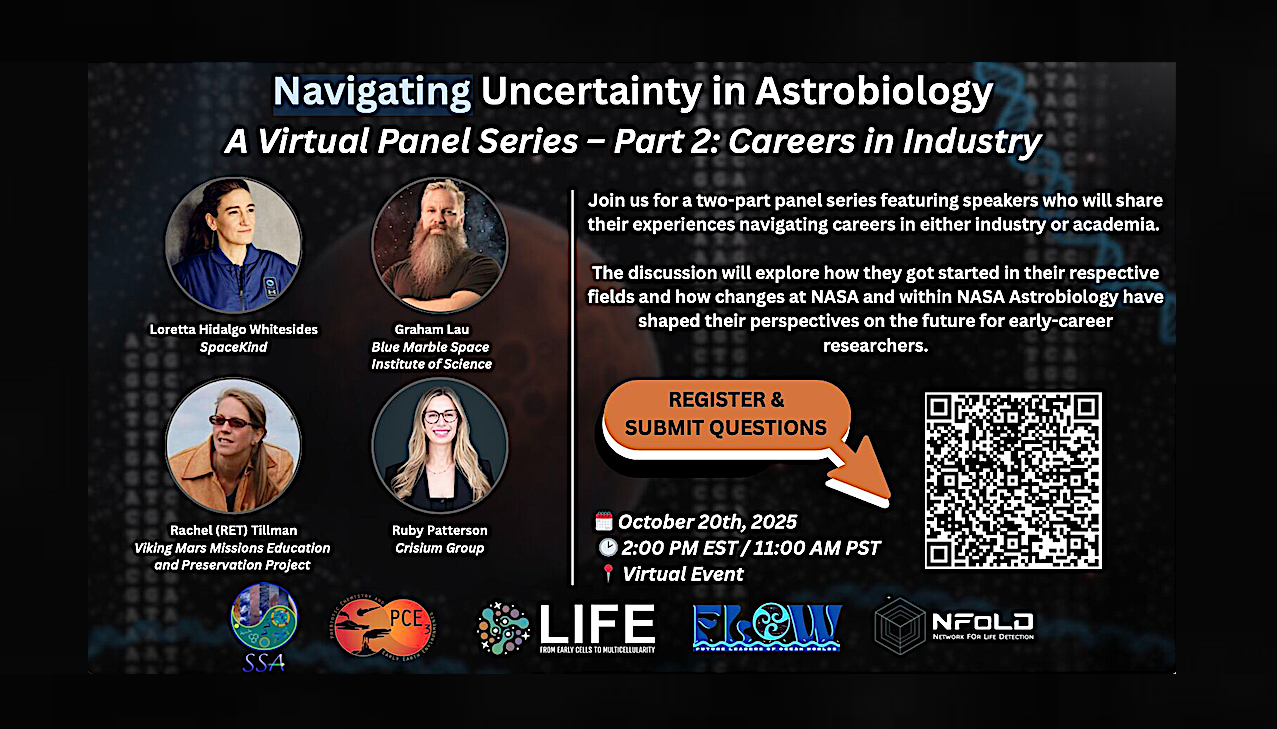 Navigating Uncertainty In Astrobiology Virtual Panel Series – Part 2: Careers in Industry