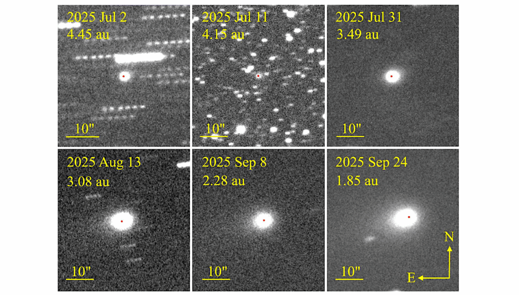 Pre-perihelion Development of Interstellar Comet 3I/ATLAS