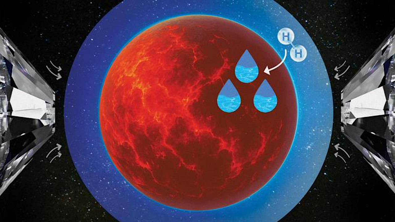 Experiments Show Water Creation During Planet Formation Process