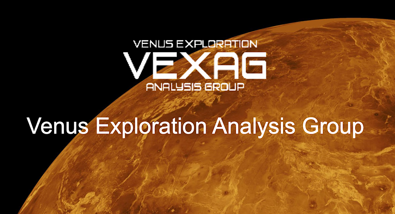 Adjustment to Meeting Dates Venus Exploration Analysis Group (VEXAG) Meeting