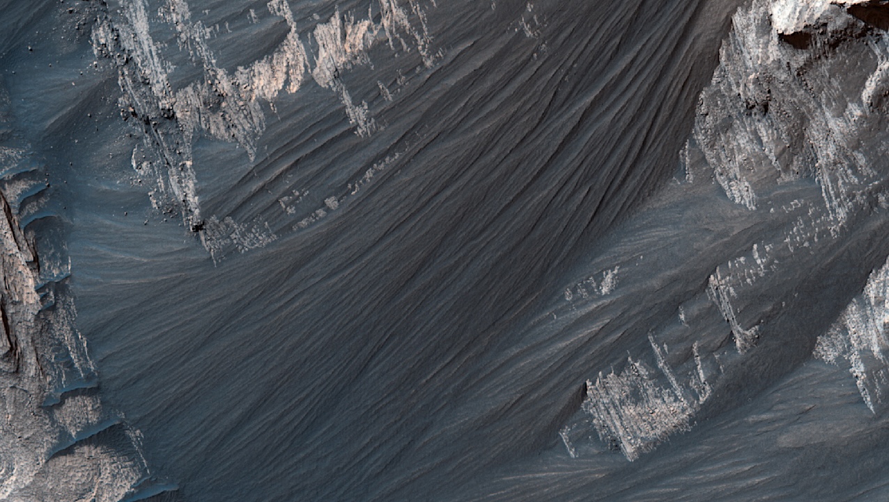 Mars Orbital Recon: Possible Sulfate Deposits In West Melas Chasma