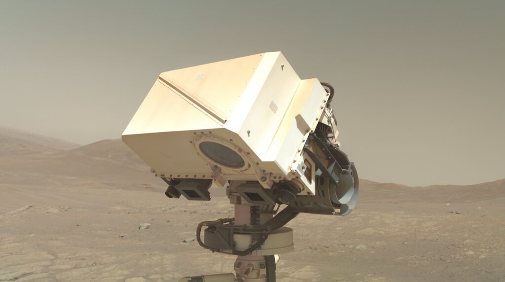 Perseverance Looks Down At Itself