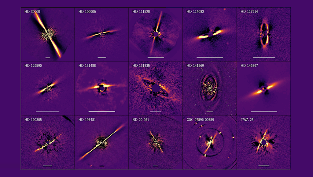 SPHERE’s Debris Disk Gallery: Tell-tale Signs Of Dust And Small Bodies In Distant Solar Systems